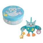 Chicco Activity Uil Knuffel – Pluche Babyspeelgoed met Bijtring, Rammelaar & Spiegel – Vanaf 0 Maanden