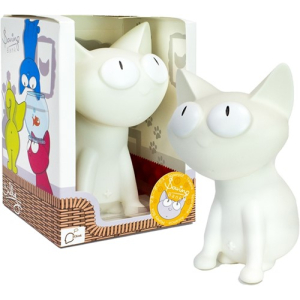 Silly Cat Spaarpot in Witte PVC 17 cm