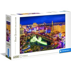 Clementoni High Quality Puzzel 6000 Stukjes Las Vegas