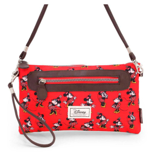 Classic Minnie Handy handtas met afneembare schouderband rood