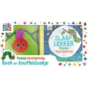 The Tiny and Very Hungry Caterpillar gift box Sleep well book and comfort blanket DUTCH VERSION