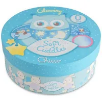 Chicco Activity Uil Knuffel – Pluche Babyspeelgoed met Bijtring, Rammelaar & Spiegel – Vanaf 0 Maanden
