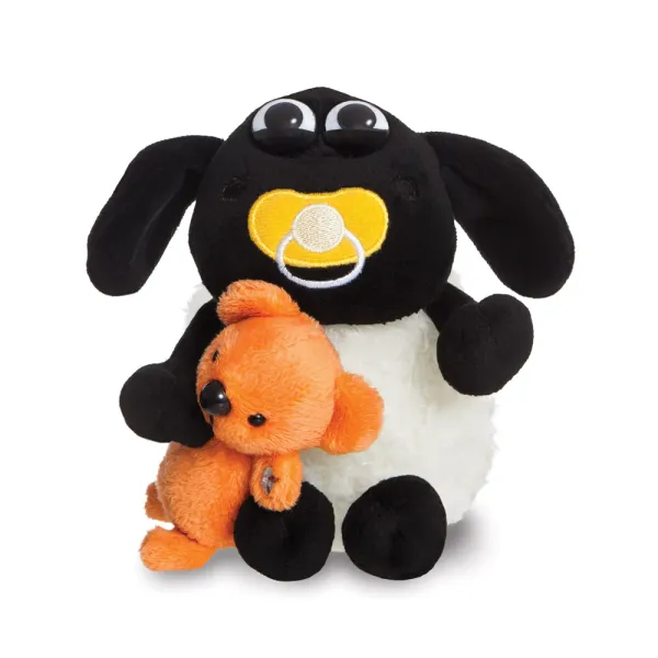 Shaun het schaap pluche knuffel Timmy 16 cm