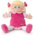 Trudi fabric doll with pink dress 24 cm