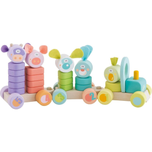 Sevi Wooden stacking train 24-piece