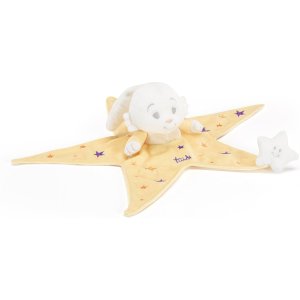 Trudi Baby Star Doudou lapin jaune 36 cm