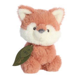 Ebba Eco Baby Collection Fox Francis Supersoft plush rattle 15 cm