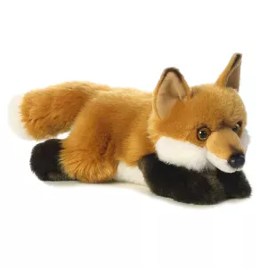 Aurora MiYoni lying Fox plush 28 cm