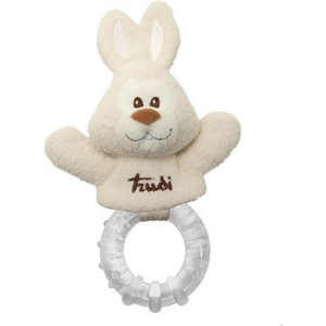 Trudi Cremino collection teething ring ivory rabbit