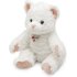 Trudi Bussi superzachte knuffel kat wit 20 cm