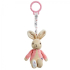 Peter Rabbit Flopsy Jiggle Toy plush with ring