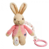 Peter Rabbit Flopsy Jiggle Toy plush with ring