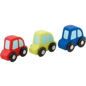 Sevi Mini voitures en bois set de 3