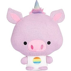 Ami Amis Jumbo Oinkie the Pigicorn peluche tricotée 28 cm