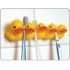 B.Duck Multi Toothbrush Holder with Suction Cup Duck Fucshia 6 x 17 cm