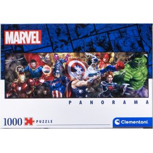 Clementoni High Quality Panorama Puzzel 1000 Stukjes Marvel