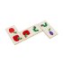 The tiny and very hungry Caterpillar Wooden Domino set