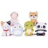 Kawaii Kuties set de 6 peluches de 24 cm