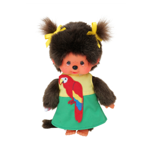 Sekiguchi Monchhichi girl Parrot 20 cm