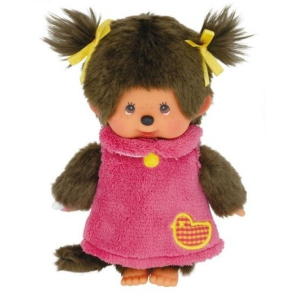 Sekiguchi Monchhichi fille Pink Fluffy dress 20 cm