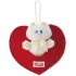 Trudi Sweet Collection plush pendant cat in heart 9 cm